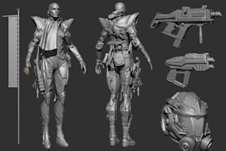 create custom model for skyrim, fallout 4, resident evil, sfm and elden ring