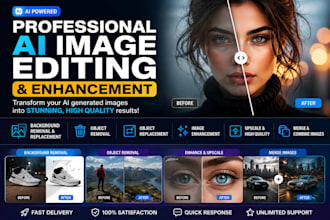 professionally edit and enhance ai generated images