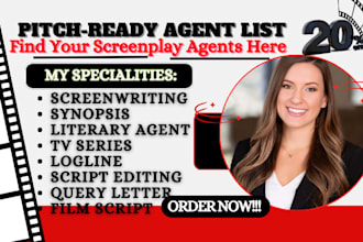 find responsive agent for movie script screenplay tv series feature film script