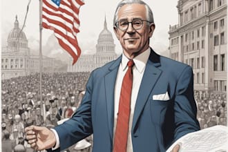 draw a custom political cartoon