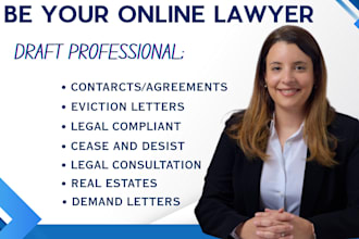 online lawyer to draft legal contract motion appeal letter legal document brief