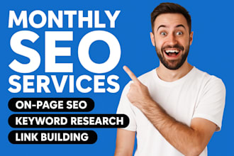 manage monthly SEO service with safe white hat ultimate strategy