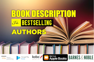 write a captivating book description that boosts sales on amazon KDP