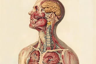 do medical, scientific and biology illustrations for you
