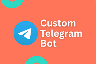 create advance telegram ecommerce, personal trading bot with python