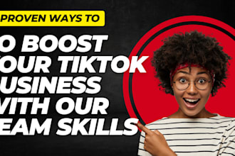 be your tiktok marketing expert for sales and engagement