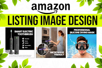 do amazon listing  images design  and  infographics