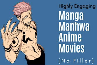 write highly engaging manga, anime, or movie recap script