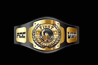 do iconic traditional strong logo for combat sports strength