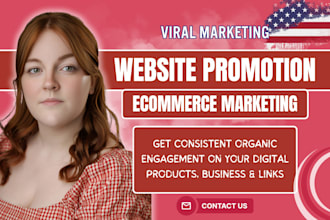 promote website on social media, etsy shopify ebay sales organic website traffic