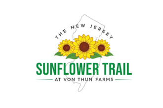 design elegant greatest sunflower trail logo