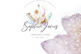 create holistic health and wellness yoga spa spiritual logo