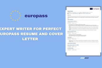 write and format your europass CV professionally