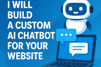 develop an ai powered chatbot for your website with lead generation and scoring