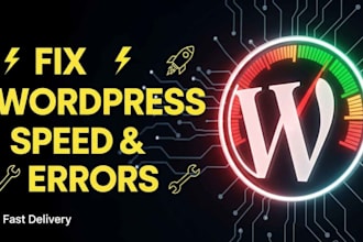 do wordpress speed optimization and fix errors for google pagespeed