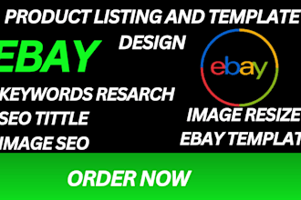do ebay listing, ebay seo listing, ebay product listing, ebay lister
