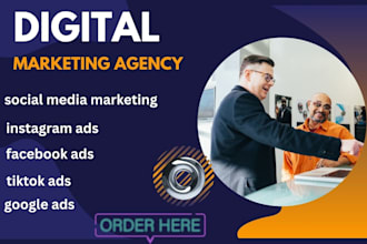 be your digital marketing manager and social media manager
