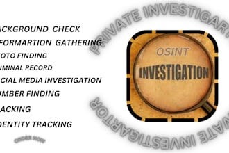 conduct private investigation of person or company worldwide with expert