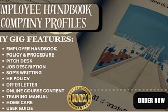 create employee handbooks HR policies company profiles online course