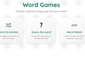 develop mini games with sound effects