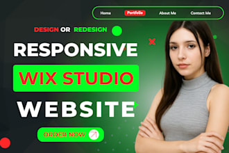 wix studio website design, wix website redesign design blog or coaching website