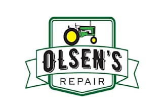 design sustainability tractor repair shop logo