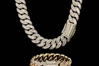 design 3d cad jewelry design,  pendant sculpture, cuban necklace chain, bracelet