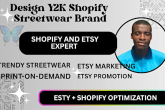 design etsy shopify print on demand y2k streetwear shopify clothing brand