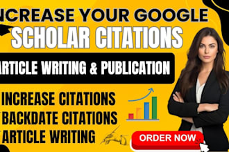 increase google scholar citation, backdate citation on researchgate