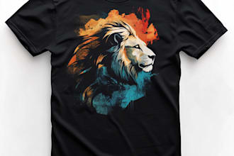 create modern streetwear tshirt or hoodie design