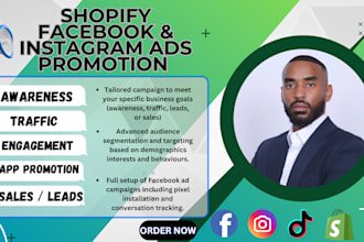 increase sales shopify products with focused fb and insta ad