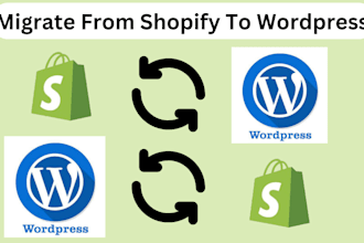 backup migrate copy clone transfer domain from shopify to wordpress wix
