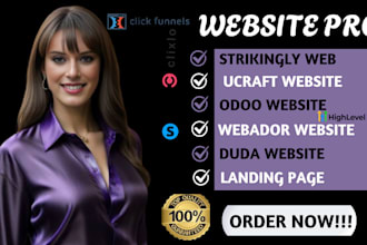 design redesign stunning website on strikingly ucraft odoo webador duda
