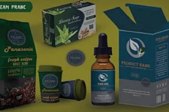 do modern packaging label design product design, cbd, hemp, skin care  oil label