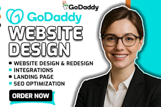 design godaddy website design, website design, design godaddy website