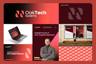 create logo, brand style guide or brand identity guidelines with branding kit