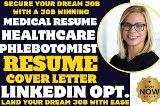 write professional ats medical, resume writing, doctor, nursing, healthcare, cv