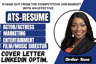 craft ats actor actress media entertainment music film director marketing resume