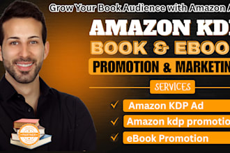 promote your KDP book and ebook with targeted amazon KDP ads and marketing