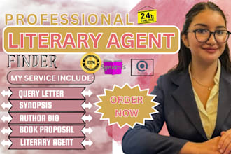 find active professiona literary agent for your book genre query letter synopsis