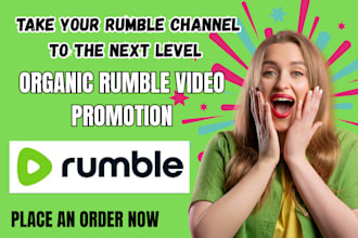 drive real rumble followers,  video SEO optimization, rumble video promotion