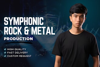 make symphonic or orchestral rock, metal, background music