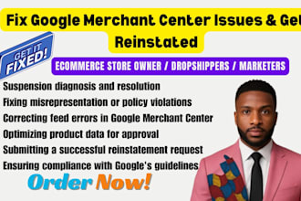 fix google merchant center issues, get your gmc account reinstated, shopping ads