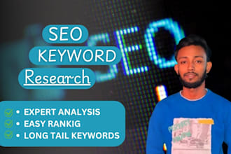 do SEO keyword research list with long tail and google ranking report
