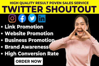 share shoutout promote website link to 100m, fb, twitter, ig, tiktok audience