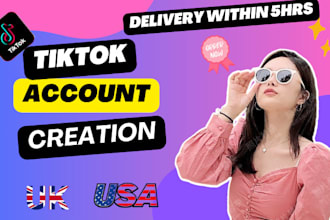 create USA tiktok account with creativity program beta in just 1 hour