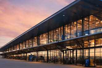 craft 3d airport design,airport virtual staging,air field,car park,lounge,layout