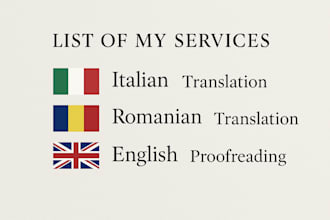 translate from italian, romanian and english and add subtitles to your video