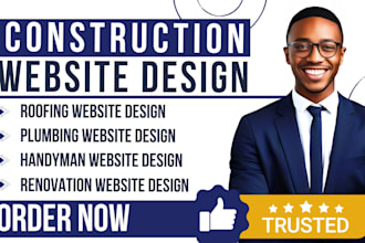 design construction, roofing, real estate , plumbing, remodeling website