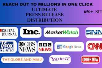 do press release writing and press release distribution